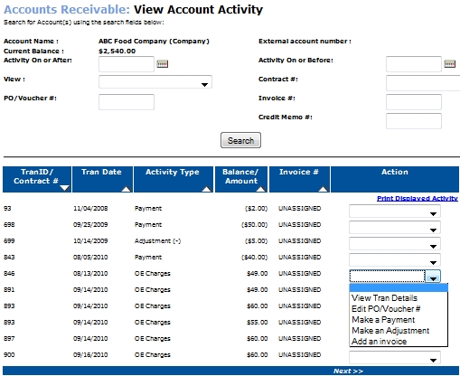 8. Payment Methods for 3rd Party Pay